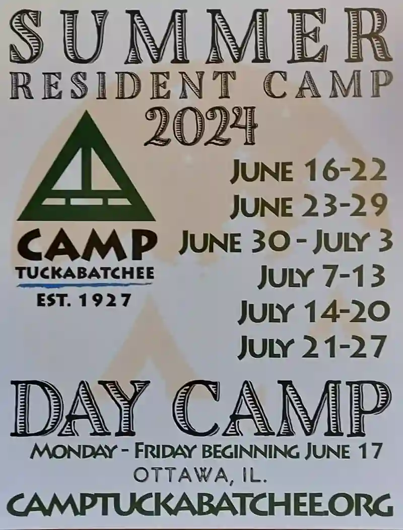 Flier for Camp Tuckabatchee - established 1927